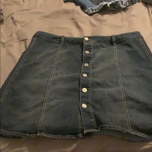 button up skirt 💚